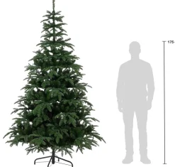Black Box kunstkerstboom Nordmann met 1000 lampjes warm wit D 140 H 240 cm