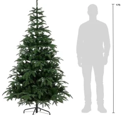 Black Box kunstkerstboom Nordmann met 600 lampjes warm wit D 114 H 185 cm