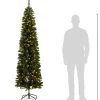 Black Box kunstkerstboom Pencil Deluxe met 350 lampjes warm wit D 71 H 215 cm