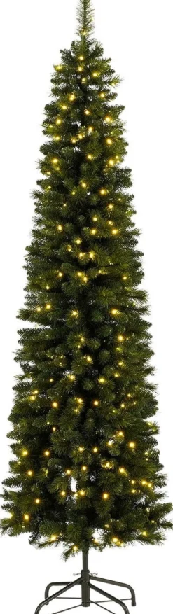 Black Box kunstkerstboom Pencil Deluxe met 350 lampjes warm wit D 71 H 215 cm