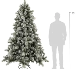 Black Box kunstkerstboom Vancouver besneeuwd D 145 H 215 cm