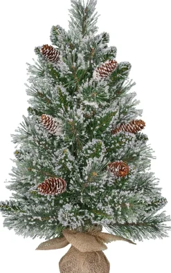 Black Box mini kunstkerstboom Vandans besneeuwd D 36 H 60 cm