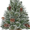 Black Box mini kunstkerstboom Vandans besneeuwd D 30 H 45 cm