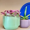 Bloempot Modern paars D 10,5 H 13 cm