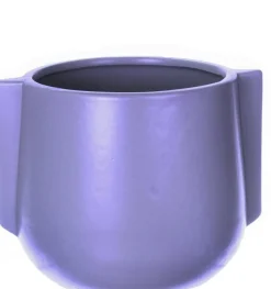 Bloempot Modern paars D 10,5 H 13 cm
