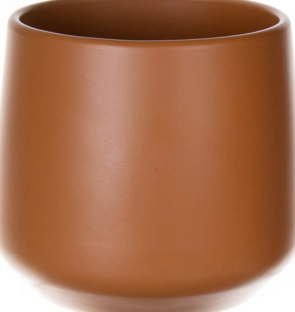 Bloempot Puglia bruin D 14,5 H 13,5 cm