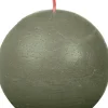 Bolsius bolkaars Rustiek Shine donker groen 25 uur D 7,6 H 7,1 cm