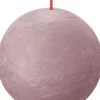 Bolsius bolkaars Rustiek Shine roze / grijs 25 uur D 7,6 H 7,1 cm