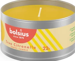Bolsius citronella kaars in blik D 8,7 x H 4,9 cm
