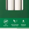 Bolsius dinerkaars Essentials wit 8 uur D 2 H 23 cm 8 stuks