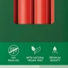 Bolsius dinerkaars Essentials rood 8 uur D 2 H 23 cm 8 stuks