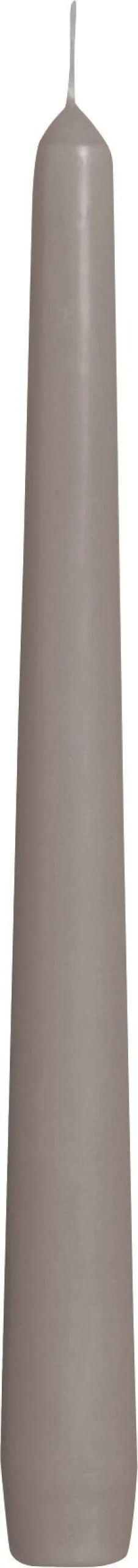 Bolsius dinerkaars grijs D 2,4 H 25 cm