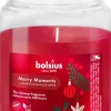 Bolsius geurkaars True Glow Merry Moments rood 100 uur D 13,5 H 10 cm