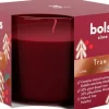 Bolsius geurkaars True Glow Winter Spices rood 24 uur 9,2 x 9,4 x 6,6 cm