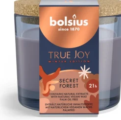 Bolsius geurkaars True Joy blauw 21 uur D 8,3 H 7,6 cm