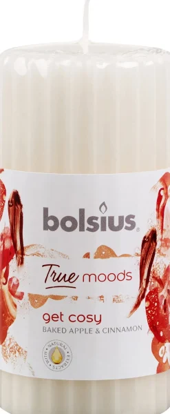 Bolsius geurkaars True Moods Get Cosy wit 33 uur D 5,8 H 12 cm