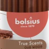 Bolsius geurkaars True Scents Oud Wood wit 33 uur D 5,8 H 12 cm