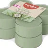 Bolsius geurkaars True Scents Rozemarijn groen 8 uur D 5,8 H 2,4 cm 8 stuks