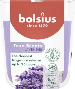 Bolsius geurkaars True Scents Lavender paars 25 uur D 8,4 H 5,2 cm
