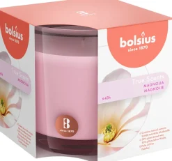 Bolsius geurkaars True Scents Magnolia roze 43 uur D 9,7 H 9,9 cm
