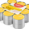Bolsius geurkaars True Scents Mimosa geel 4 uur D 3,5 H 1,8 cm 18 stuks