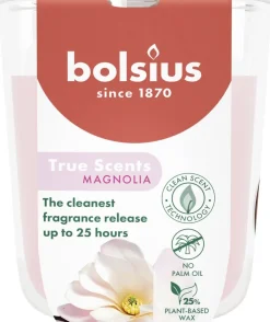 Bolsius geurkaars True Scents Magnolia roze 25 uur D 7,3 H 8,1 cm
