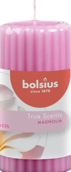 Bolsius geurkaars True Scents Magnolia wit 33 uur D 5,8 H 12 cm