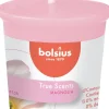 Bolsius geurkaars True Scents Magnolia roze 15 uur D 4,5 H 5,3 cm