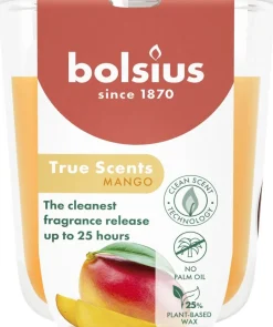 Bolsius geurkaars True Scents Mango oranje 25 uur D 8,4 H 5,2 cm
