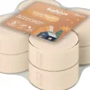 Bolsius geurtheelicht True Glow Silent Night beige 8 uur D 5,5 H 2 cm 8 stuks