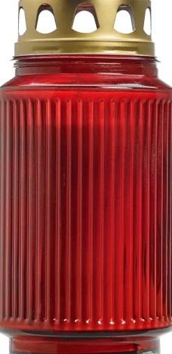 Bolsius herdenkingslicht rood 100 uur D 9 H 17,3 cm