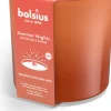 Bolsius kaars in glas Summer Nights terracotta 60 uur D 12,6 H 12 cm