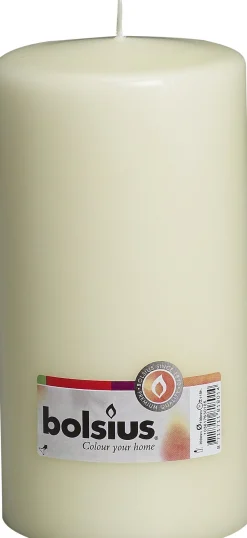 Bolsius stompkaars crème D 10 H 20 cm