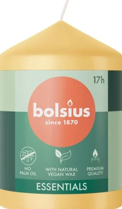 Bolsius stompkaars Essentials beige 17 uur D 5,8 H 8 cm