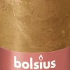Bolsius stompkaars Rustiek Shine bruin 60 uur D 6,8 H 13 cm