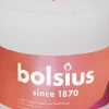 Bolsius stompkaars Rustiek Shine helder wit 62 uur D 10 H 10 cm
