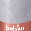 Bolsius stompkaars Rustiek Shine paars 60 uur D 6,8 H 13 cm