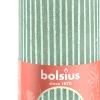 Bolsius stompkaars Rustiek Shine groen 60 uur D 6,8 H 13 cm
