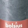 Bolsius stompkaars Shine blauw / grijs 60 uur D 6,8 x H 13 cm
