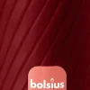 Bolsius stompkaars Twist rood 60 uur D 13,6 H 6,8 cm