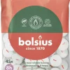 Bolsius waxinelicht wit 8 uur D 3,5 H 1,5 cm 45 stuks