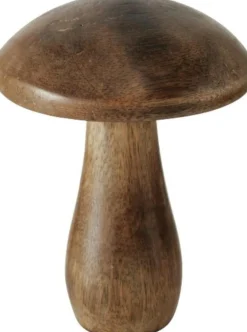 Boltze kerstfiguur Terjol paddenstoel bruin D 6 H 7 cm