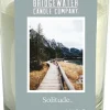 Bridgewater geurkaars in glas Solitude blauw / wit 30 uur D 6 H 7,6 cm