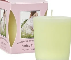 Bridgewater geurkaars Spring Dress groen 15 uur D 6 H 5 cm