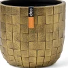 Capi Europe bloempot Blocks goud D 14 H 13 cm