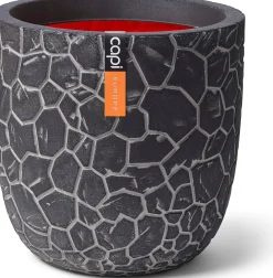 Capi Europe bloempot Clay antraciet D 43 H 41 cm
