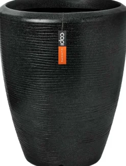 Capi Europe bloempot Granite zwart D 51 H 59 cm