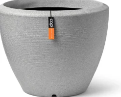 Capi Europe bloempot Granite grijs D 34 H 25 cm