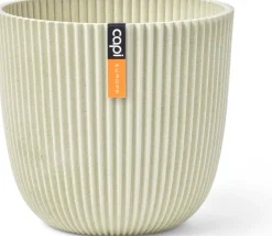Capi Europe bloempot Groove beige D 25 H 23 cm