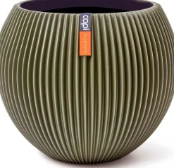 Capi Europe bloempot Groove groen D 21 H 18,5 cm